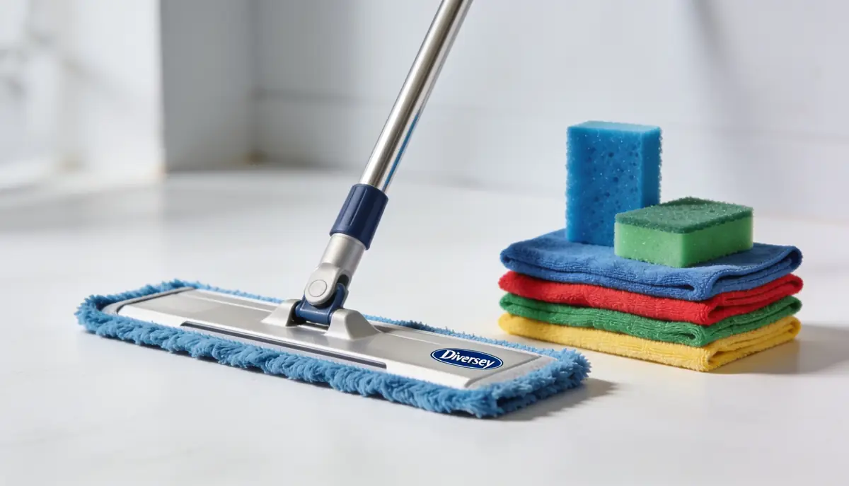 Ustensile profesionale TASKI — mopuri, lavete microfibră, bureți