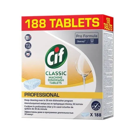 Cif Professional Tablete Classic 4x188pc