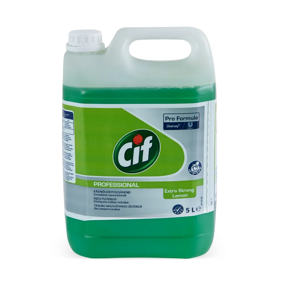Cif Professional Detergent pentru Spălarea Manuală A Vaselor Extra Strong Lemon 2x5L