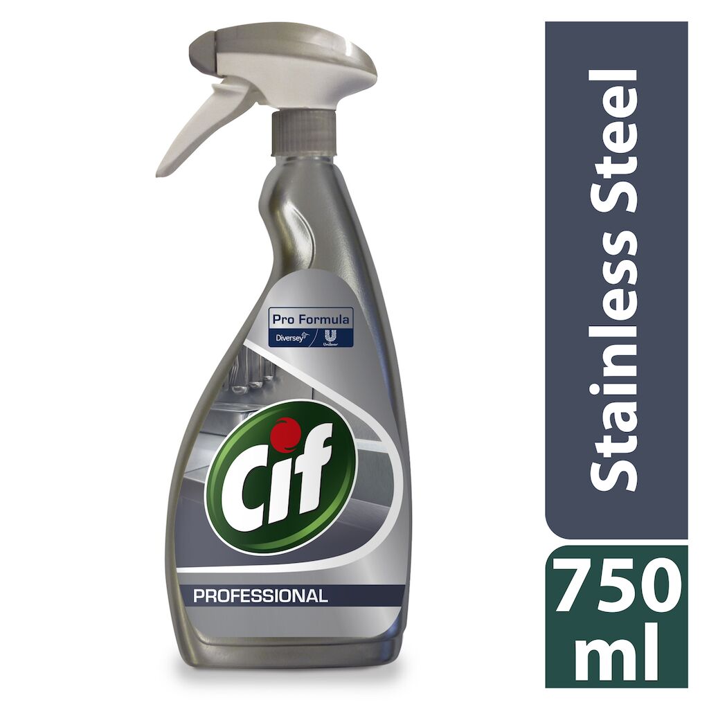 Cif Professional Oțel Inox 6x0,75L — Curățare inox