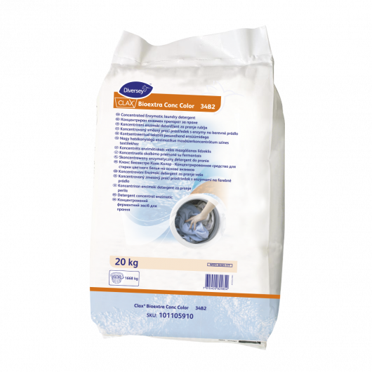 Clax BioExtra Conc Color 20KG — Detergent enzimatic rufe color