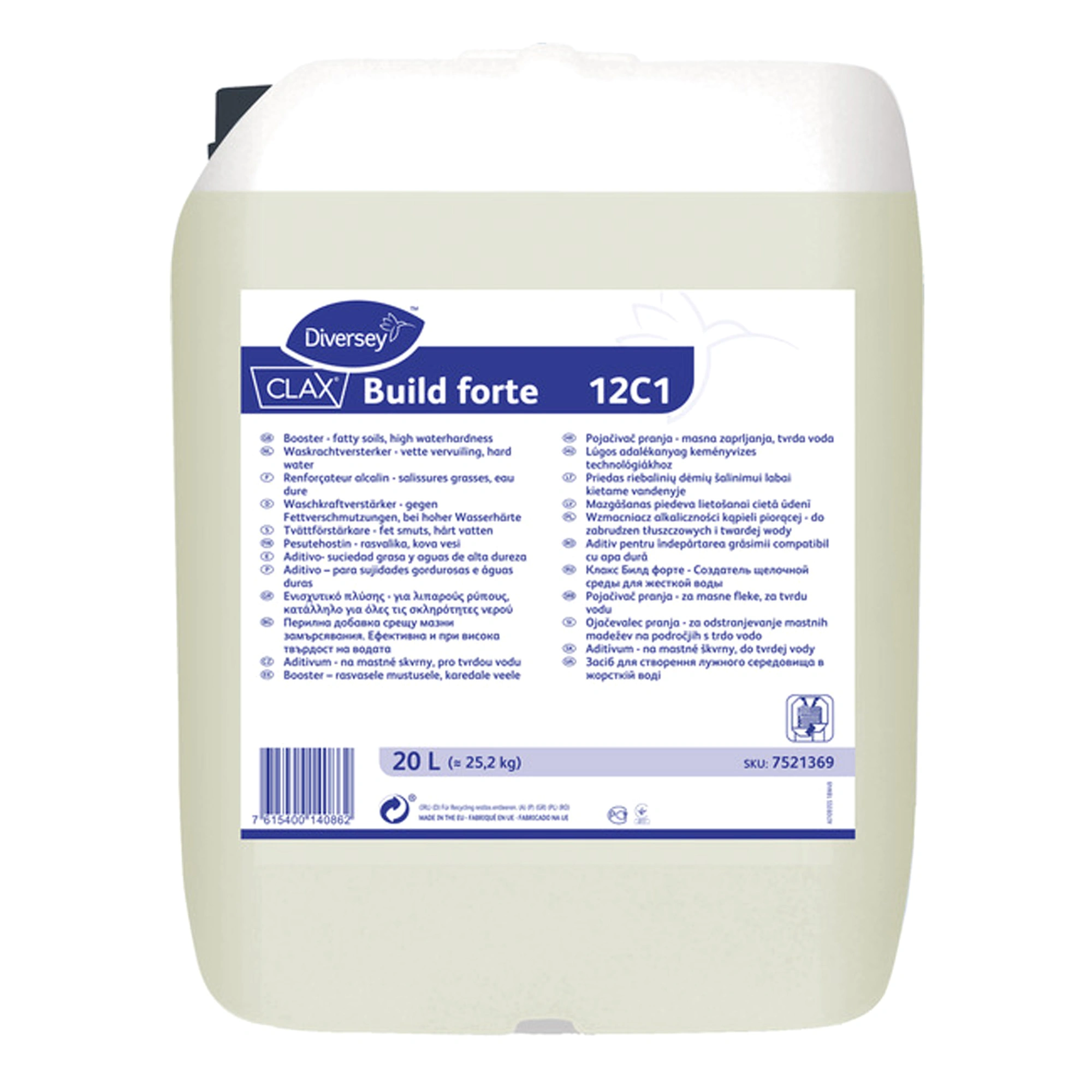 Clax Build Forte 20L — Aditiv degresare apă dură