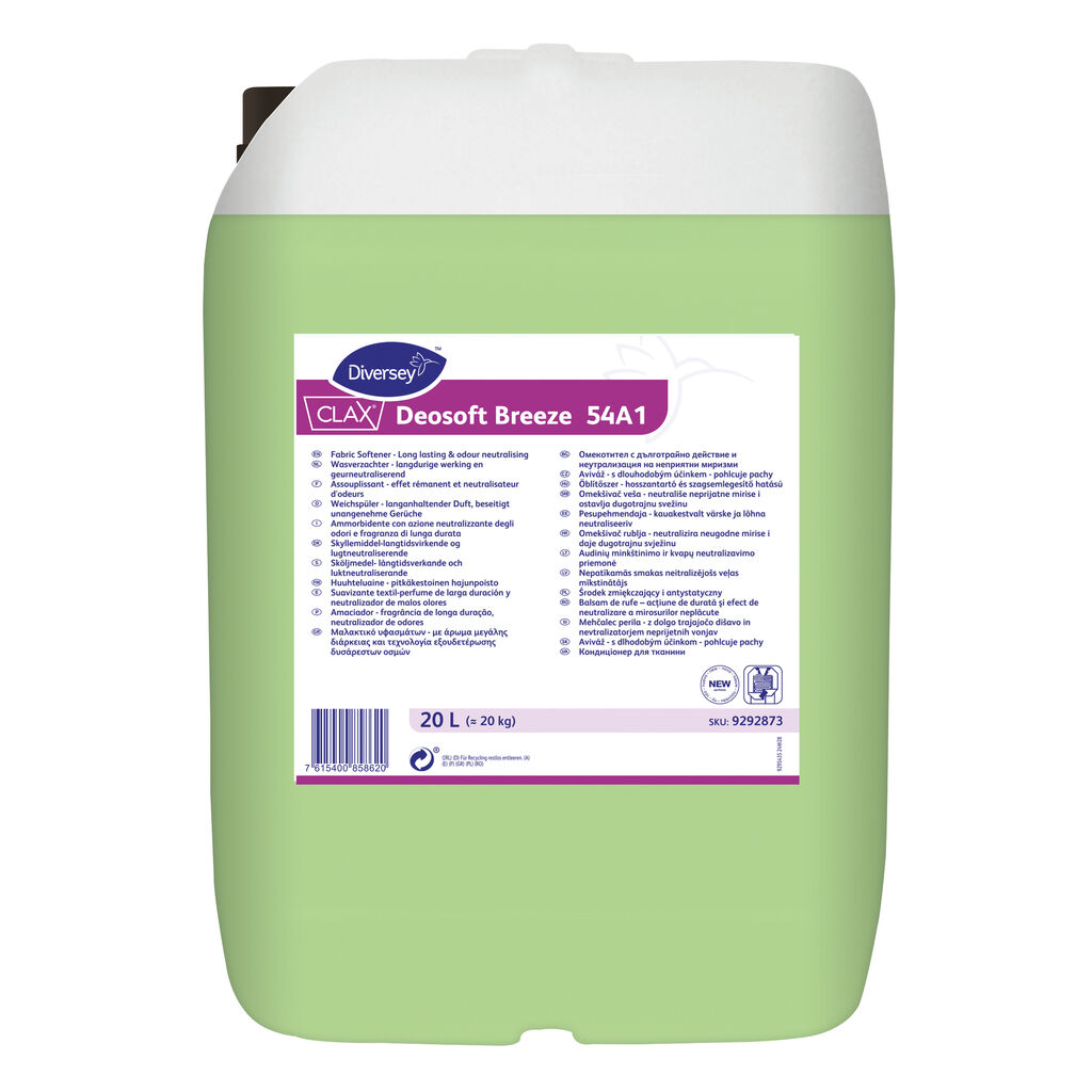 Clax Deosoft Breeze 20L — Balsam rufe neutralizare mirosuri