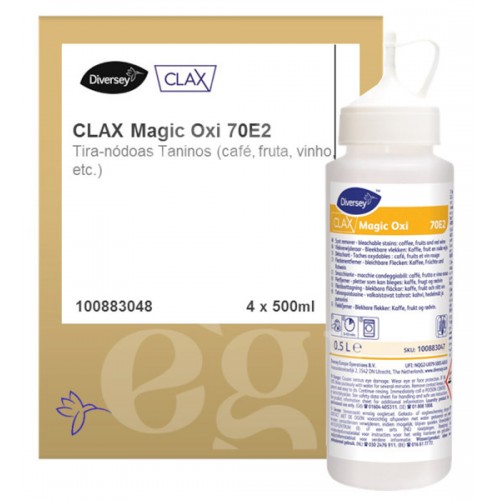 Clax Magic Oxi 0.5L — Înălbitor fără decolorare