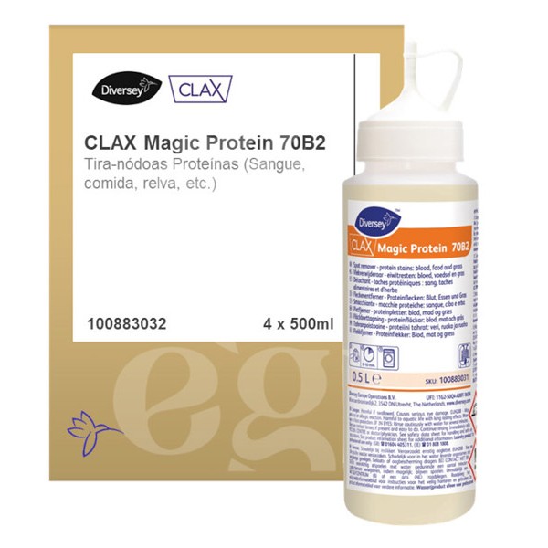 Clax Magic Protein 0.5L — Detașant enzimatic pete proteice