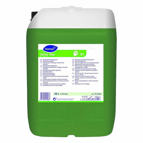 Suma Star D1 20L — Detergent manual vase