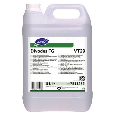 Divodes FG Vt29 5L — Dezinfectant suprafețe alimentare