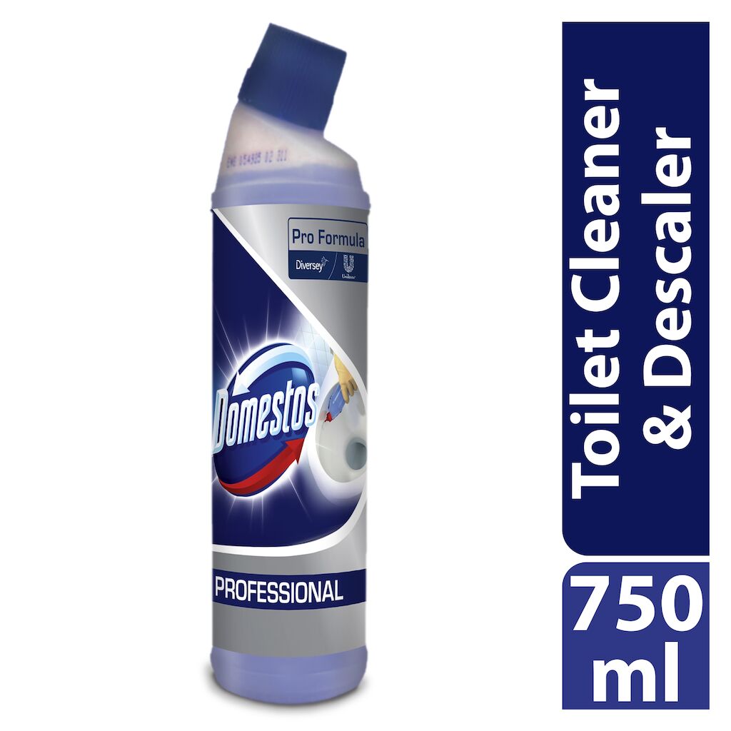 Domestos Professional Detergent & Detartrant pentru Vasul de Toaletă 6x0.75L