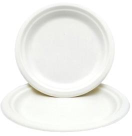 Farfurie bio - trestie 22cm, 50 buc/set