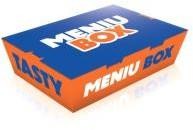 Meniu box din carton, 100 buc/set