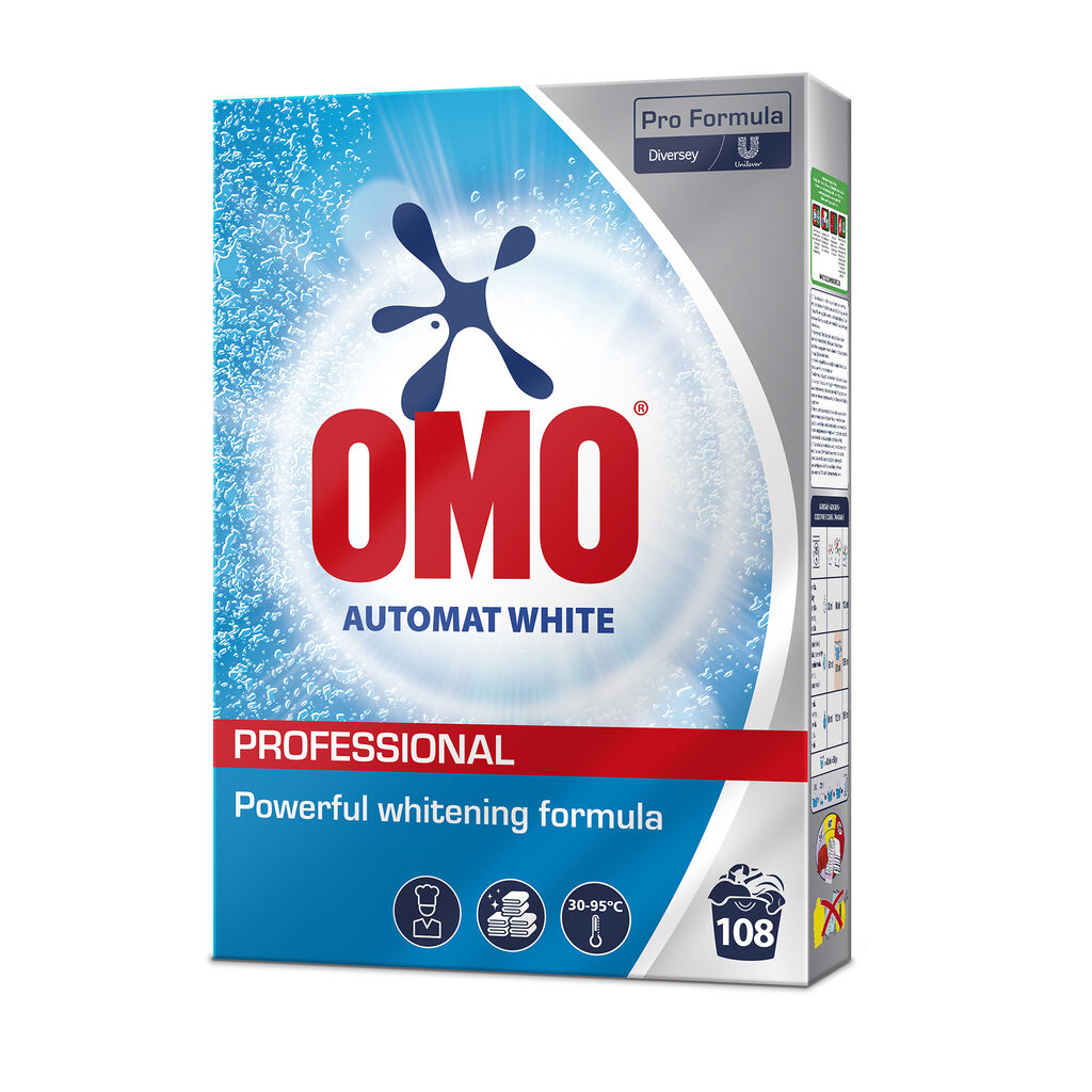 Omo Professional Automat pentru Rufe Albe 5,4 kg — Detergent pudră enzimatic