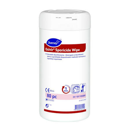 Oxivir Sporicide Wipe 80buc — Șervețele sporicide