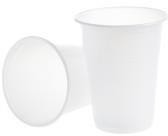 Pahar plastic alb Premium, 200ml, 100 buc/set