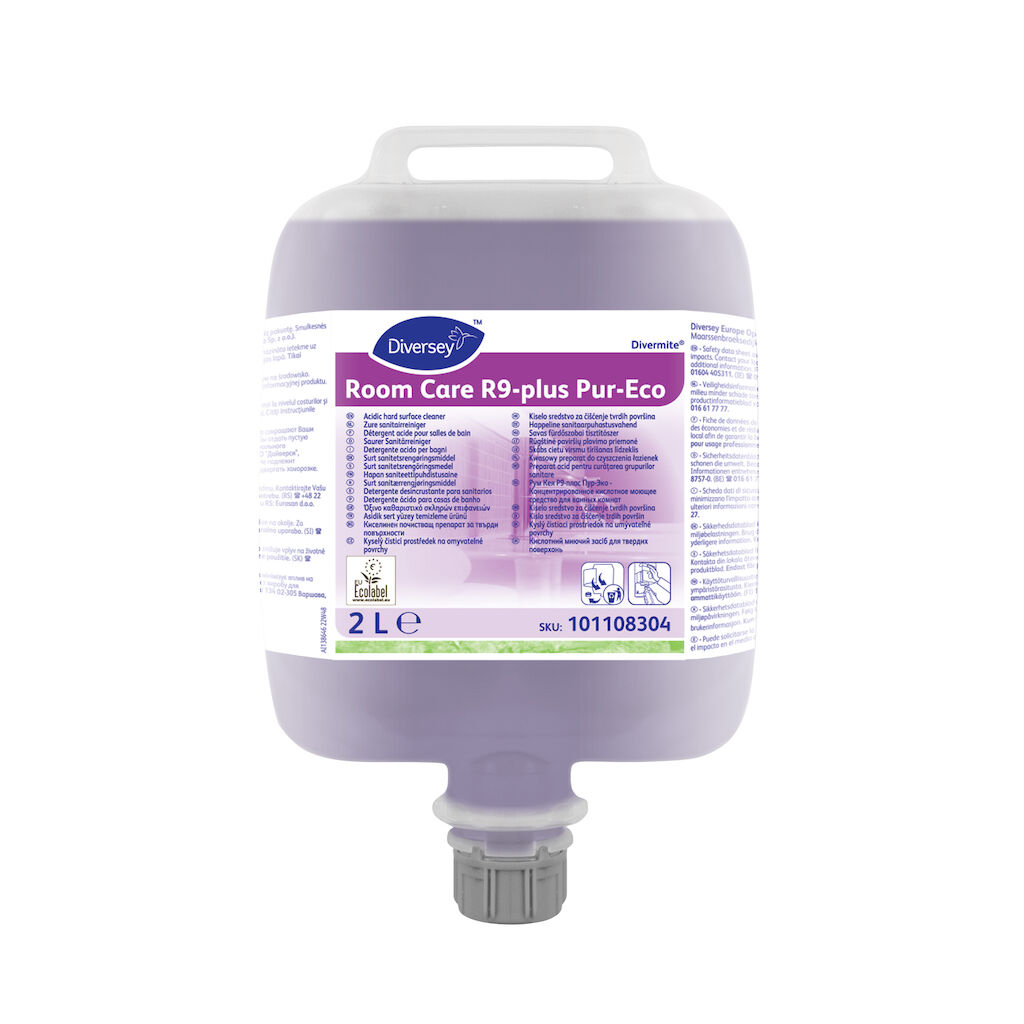 Room Care R9 Plus Eco 2x2L — Detergent acid băi