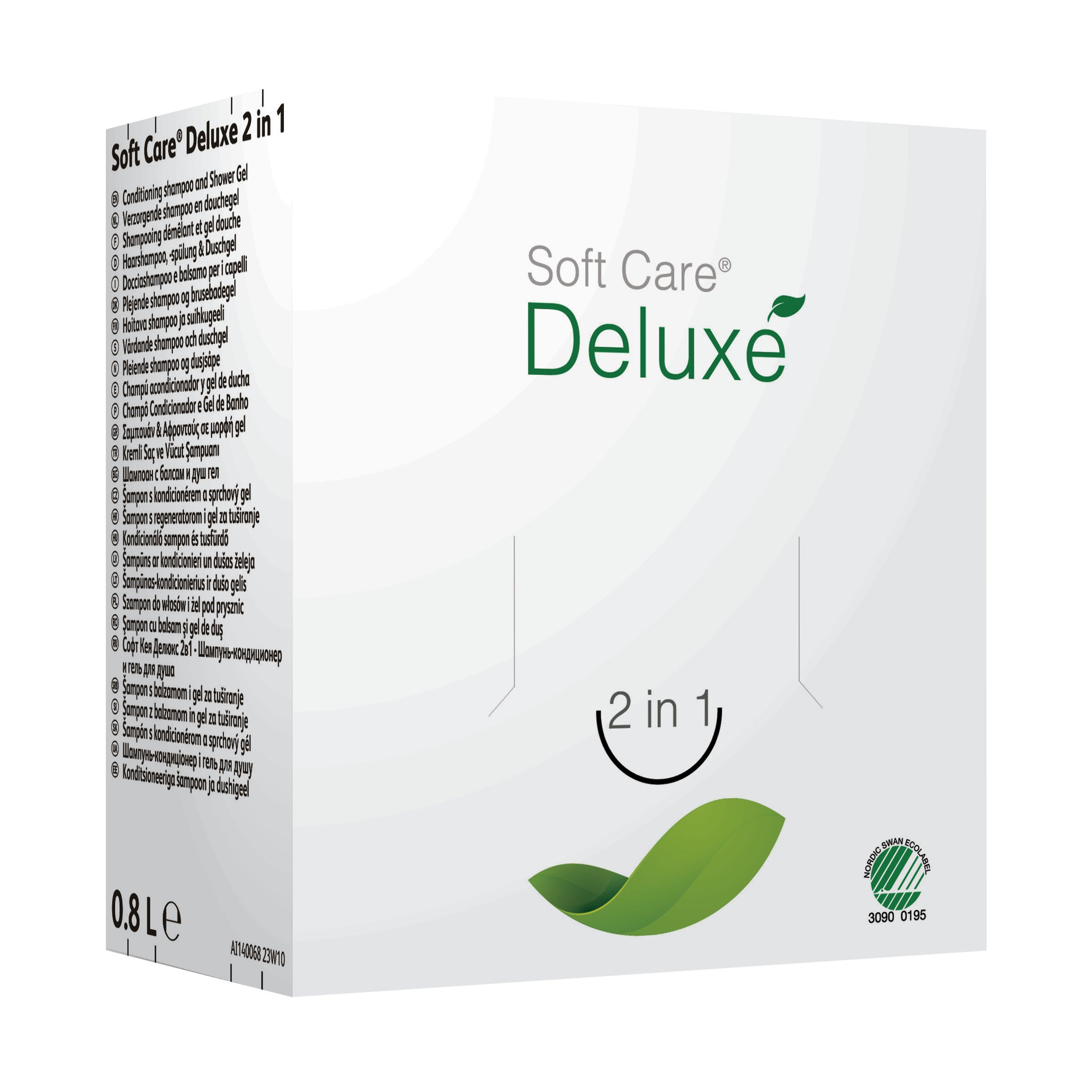 Soft Care Deluxe 2in1 800ML — Gel duș și șampon