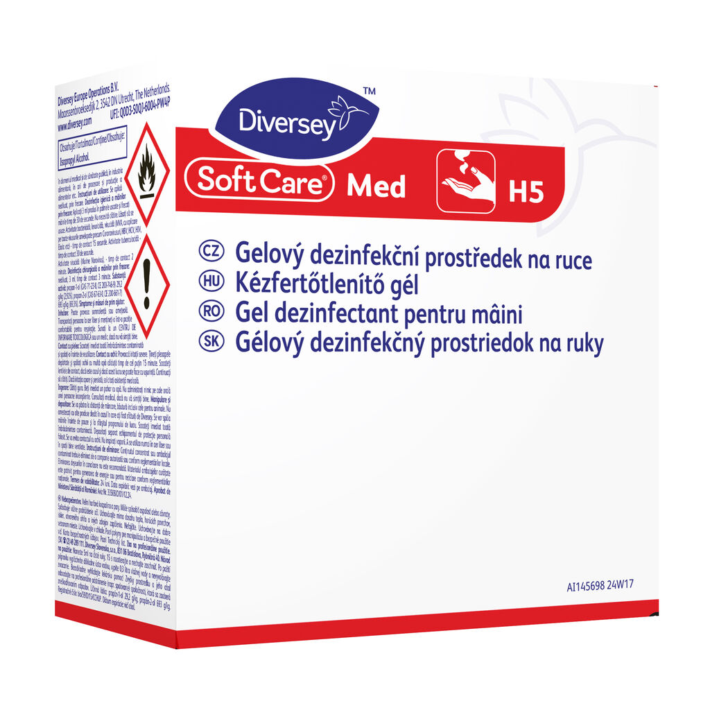 Soft Care Med 800ML — Gel dezinfectant mâini