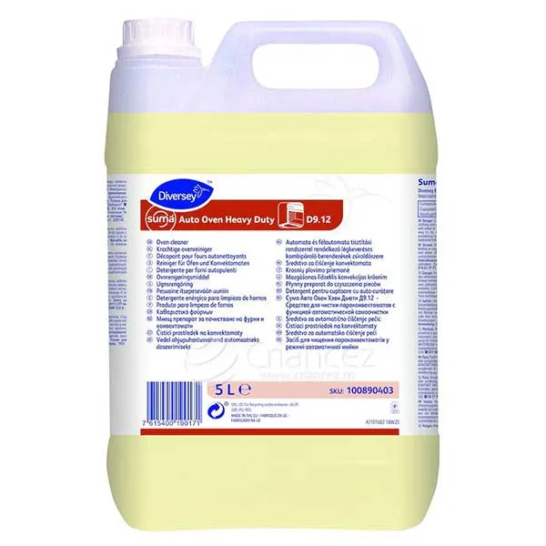Suma Auto Oven HD D9.12 5L — Detergent cuptoare concentrat