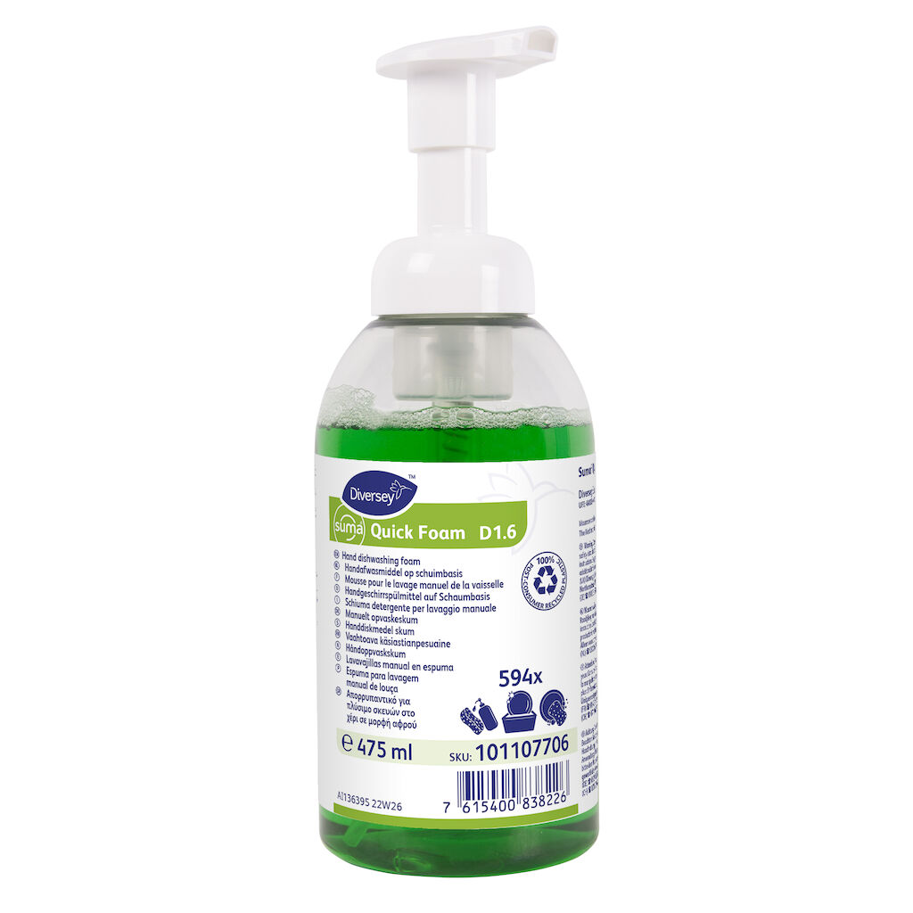 Suma Quick Foam D1.6 475ML — Spumă spălare vase