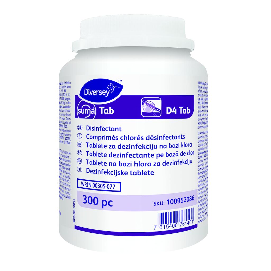 Suma Tab D4 Tab 300BUC — Tablete dezinfectante